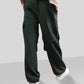 VIRAL Green Parachute Pants Loose Fit