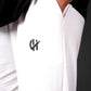 Straight White Heavy Weight Joggers