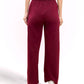 Cherry Red  A-Line Bomber Pants for Women