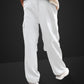 VIRAL White Parachute Pants Loose Fit