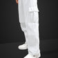 VIRAL White Parachute Pants Loose Fit